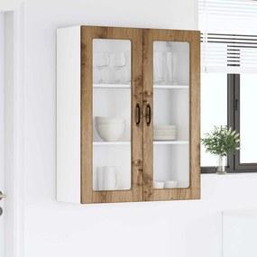 vidaXL Ραφιέρα τοίχου PORTO Artisan Δρυς 80 x 31 x 100 εκ.