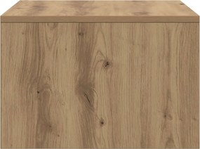 vidaXL Επιτοίχιο γραφείο Artisan Oak Επεξεργασμένο ξύλο