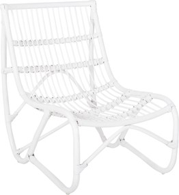 ΠΟΛΥΘΡΟΝΑ GRINN HM9815.03 ΡΑΒΔΟΙ RATTAN ΣΕ ΛΕΥΚΟ 56,5x73,5x79,5Υ εκ.