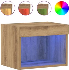vidaXL Σετ επίπλου τηλεόρασης 2 pcs Artisan Oak Επεξεργασμένο ξύλο