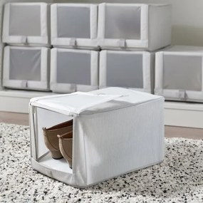 HEMMAFIXARE κουτί παπουτσιών/ύφασμα ριγέ/ 2 τεμ. 23x34x19 cm 405.039.14