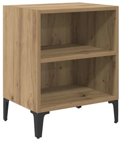 vidaXL Κομοδίνο 2 pcs artisan δρυς 40 x 30 x 50 cm Επεξεργασμένο ξύλο