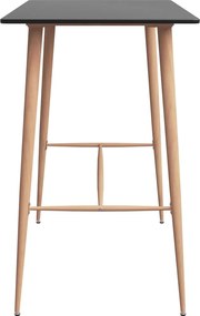 vidaXL Σετ Επίπλων Μπαρ 5 Τεμαχίων Μαύρο