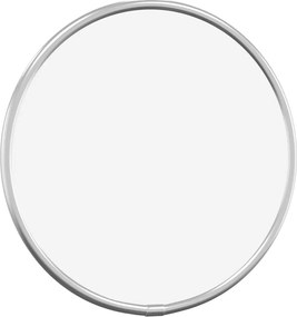 vidaXL Καθρέφτης Τοίχου Στρογγυλός Ασημί Ø 20 εκ.