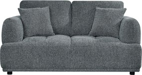 ΚΑΝΑΠΕΣ 2-ΘΕΣΙΟΣ STRUCTO HM3330.01 ΓΚΡΙ ΥΦΑΣΜΑ 168x94x88Υεκ.