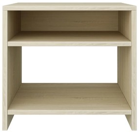 vidaXL Κομοδίνο Χρώμα Sonoma Δρυς 40 x 30 x 40 εκ. από Επεξ. Ξύλο