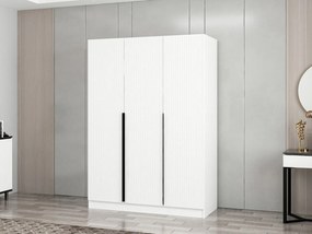 Τριφυλλη Ντουλαπα Λευκο KALEO 52x135x210