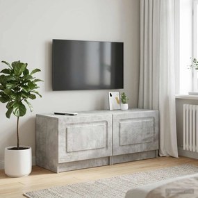 vidaXL Ντουλάπι TV Γκρι Σκυροδέματος Επεξεργασμένο Ξύλο
