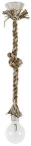 Κρεμαστό Φωτιστικό Οροφής PETRA MIX E27K MIX-ROPE WH-BR 31-1106 Heronia 31-1106 Μπρονζέ