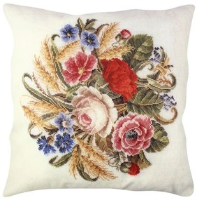 Μαξιλάρι Διακοσμητικό (Με Γέμιση) A11851 Multi Aberto Design 43X43 Cotton-Polyester