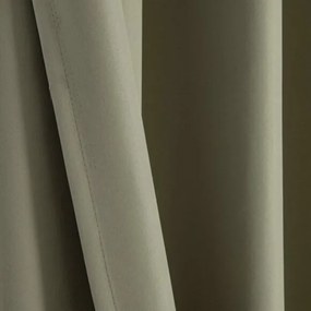 Beauty Home Κουρτίνα Full Blackout σκίασης με 8 κρίκους Soft Art 8391 Light Beige-C3 140x270 Μπεζ