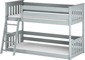 KEVIN 80x200 grey bunk bed Lano Furniture