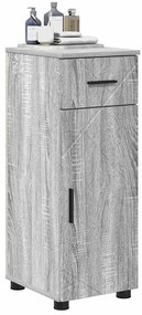vidaXL Ντουλάπι Μπάνιου Γκρι sonoma 30 x 35 x 80 εκ Επεξεργασμένο ξύλο