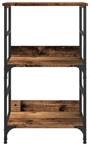 Ντουλάπι βιβλίων Παλιό ξύλο 50x33x82 cm Κατασκευασμένο ξύλο - Καφέ