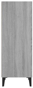 vidaXL Ντουλάπι Γκρι sonoma 34,5x32,5x90εκ. από Επεξεργασμένο Ξύλο