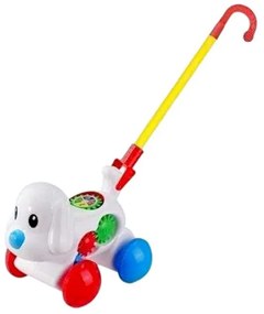 Συρόμενο Παιχνίδι Σκυλάκι Λευκό