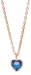 Μενταγιόν Senza Silver 925 Rose Gold Plated