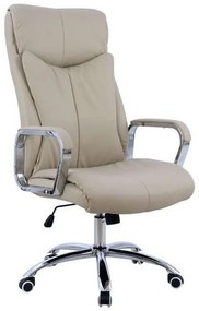 Καρέκλα Γραφείου Διευθυντική 63x80x(118-126) HM1093.07 Ecru