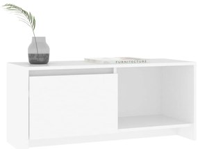 vidaXL Έπιπλο Τηλεόρασης Λευκό 90 x 35 x 40 εκ. από Μοριοσανίδα
