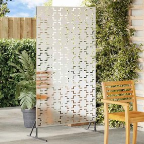 vidaXL Οθόνη Ιδιωτικότητας Γκρι 100 x 50 x 180 εκ. Ατσάλι