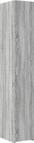 vidaXL Ντουλάπι Γκρι Sonoma 30x42,5x185 εκ. από Επεξεργασμένο Ξύλο