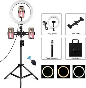 Puluz Ring Light LED 26εκ. με Τρίποδο 1,1 μέτρο