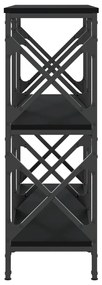 vidaXL Τραπέζι Κονσόλα Μαύρο 100 x 28 x 80,5 εκ. από Επεξεργ. Ξύλο