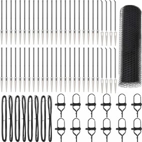 vidaXL Στύλος Περιφράξεων Γκρι 100 x 0,8 μ (13 mm πλέγμα)