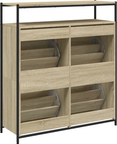 vidaXL Ντουλάπα Παπουτσιών Sonoma Δρυς