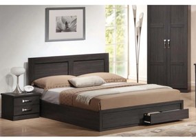Κρεβάτι Life Zebrano EM363 207X168X93 cm Υπέρδιπλο Μελαμίνη