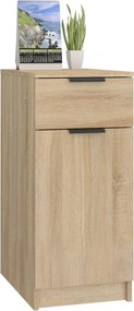 vidaXL Ντουλάπι Γραφείου Sonoma Δρυς 33,5x50x75 εκ. Επεξεργ. Ξύλο