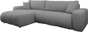 Γωνιακός καναπές Furyn L Maxi-Gkri Skouro - 274.00Χ145.00Χ72.00cm