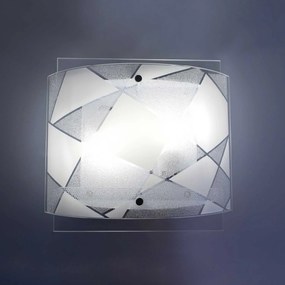 Φωτιστικό Τοίχου Wall &amp; Ceiling Luminaires DLA977CL White Metal, Glass