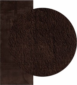 vidaXL Χαλί HUARTE Καφέ 80 x 200 cm 100% Πολυεστέρας Επίπεδος