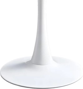 Τραπέζι Elijah λευκό Φ60x74cm 60x60x74 εκ.