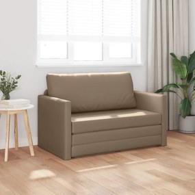 vidaXL Καναπές Κρεβάτι 2 σε 1 Καφετί 124x71x78 εκ Ψεύτικο Δέρμα