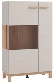 ΒΙΤΡΙΝΑ ESSEX 2K VS1 127 CASHMERE/ARTISAN OAK 77x35x128εκ 11014479