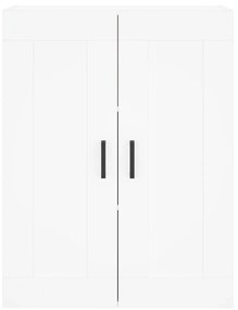 vidaXL Ντουλάπι Λευκό 69,5x34x180 εκ. από Επεξεργασμένο Ξύλο