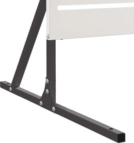 vidaXL Οθόνη Ιδιωτικότητας Γκρι 100 x 50 x 180 εκ. Ατσάλι