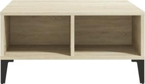 vidaXL Τραπεζάκι Σαλονιού Sonoma Δρυς 60x60x30 εκ. Επεξεργασμένο Ξύλο