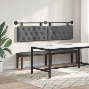 vidaXL Κρεμαστό Κεφαλάρι Σκούρο Γκρι ύφασμα