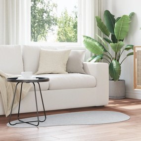 vidaXL Χαλί  'HUARTE' Μικρού Σανού Μαλακό και Πλενόμενο Γκρι 80x150 εκ.