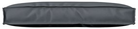 vidaXL Μαξιλάρι Παλέτας  για Πλάτη Ανθρακί 80x40x12 cm Υφασμάτινο