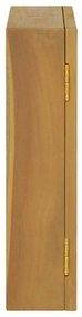 vidaXL Ντουλάπι Καθρέφτη 60 x 10 x 40 εκ. από Μασίφ Ξύλο Teak
