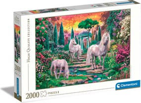Clementoni Παζλ High Quality Collection Κήπος Με Μονόκερους 2000 τμχ