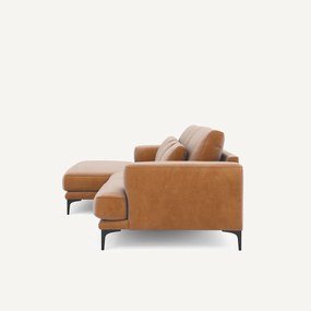 Γωνιακός καναπές αριστερός XL από βελούδο, Marsile