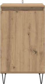 vidaXL Πλαϊνό γραφείο Artisan Oak 40 x 35 x 70 εκ. Επεξεργασμένο Ξύλο