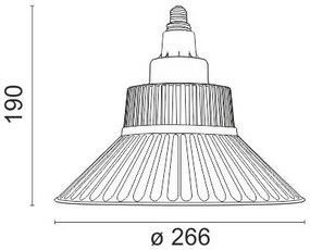 Καμπάνα E27 LED 5809-10-Διάμετρος: 26,6 εκ.