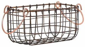 Καλάθι Διακοσμητικό Μεταλλικό TAK121 26x16x12cm Bronze Espiel Metal