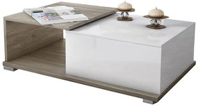 Τραπεζάκι σαλονιού "LUNA" 120x75x38εκ.  85T-STAXTY-L SARRIS